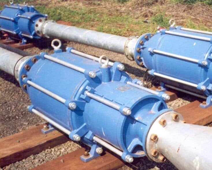 Impulsión y distribución de agua con bombas anfibias HIGRA